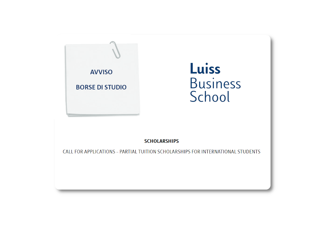 avviso borse di studio